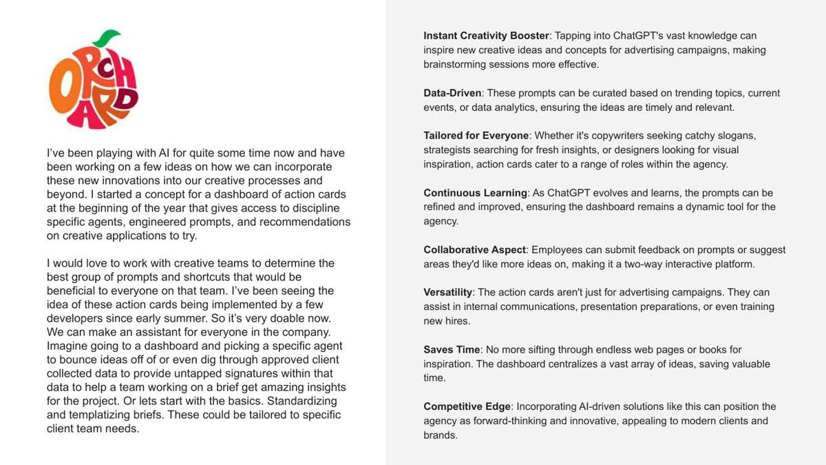 Leo Burnett: The Orchard: Assistants for Everyone