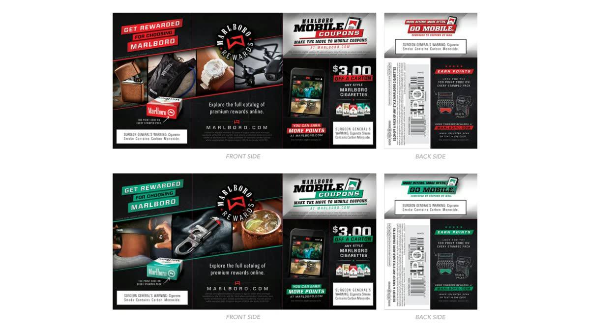 Marlboro · Skoal · Copenhagen: Print, Direct & Retail