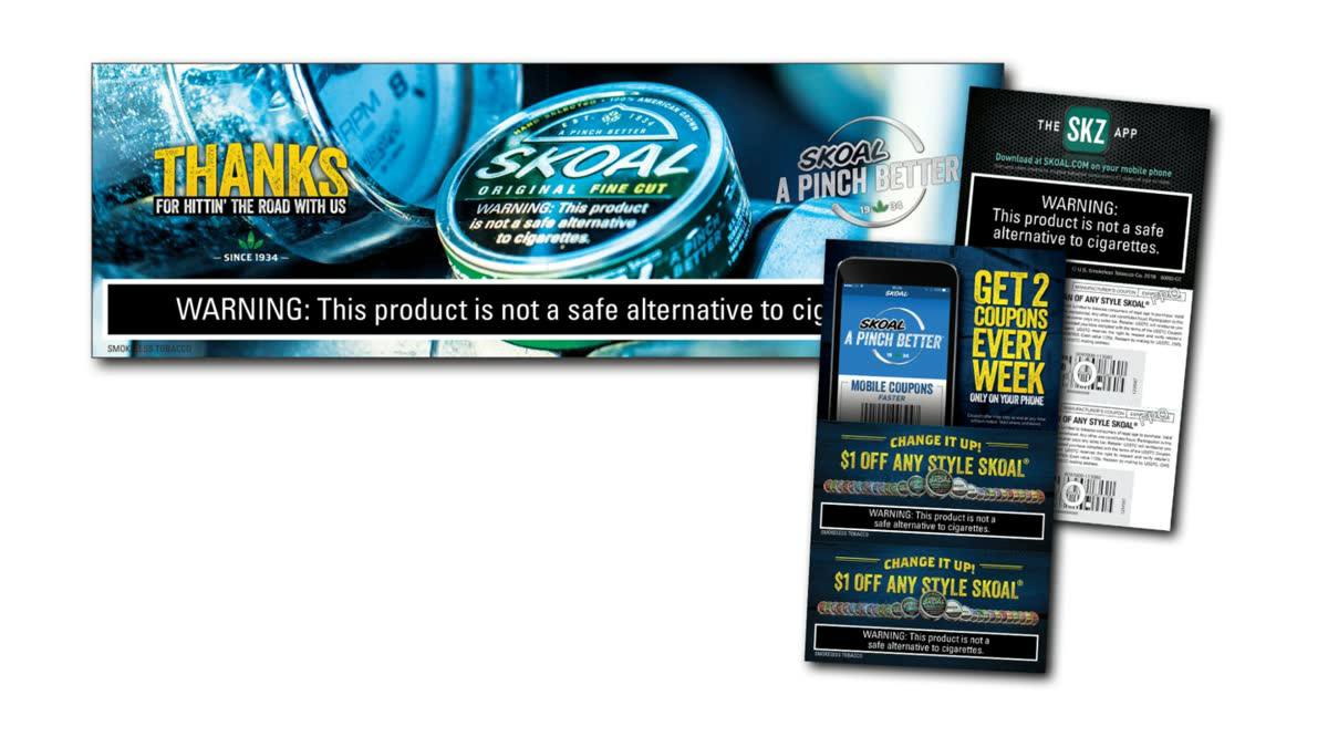 Marlboro · Skoal · Copenhagen: Print, Direct & Retail